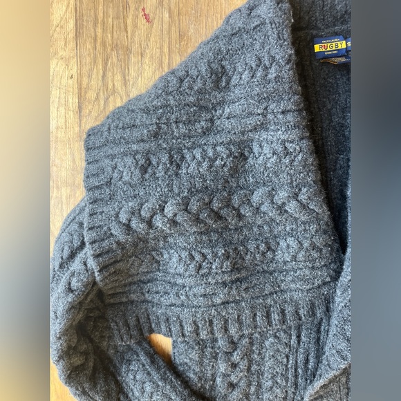 Ralph Lauren Wool & Angora Blend Cable Knit Cardigan - Picture 9 of 15